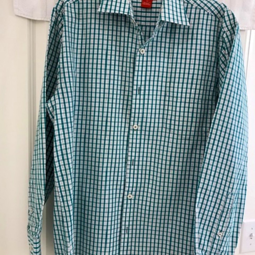 Sundance Men's Long Sleeve Button Down Shirt--Size Large